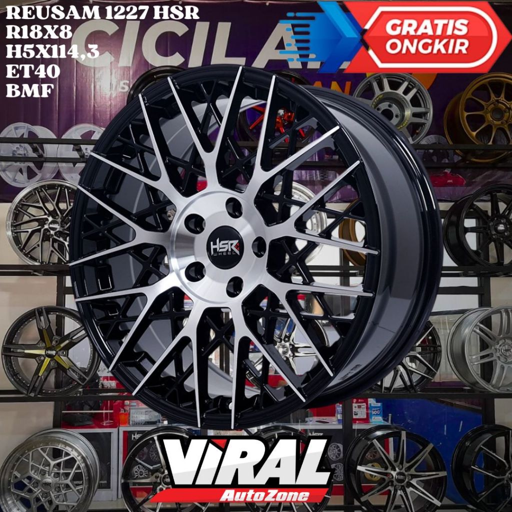 Velg Mobil Ring 18 HSR REUSAM R18 UNTUK XPANDER , RUSH , ALMAZ , CORTEZ