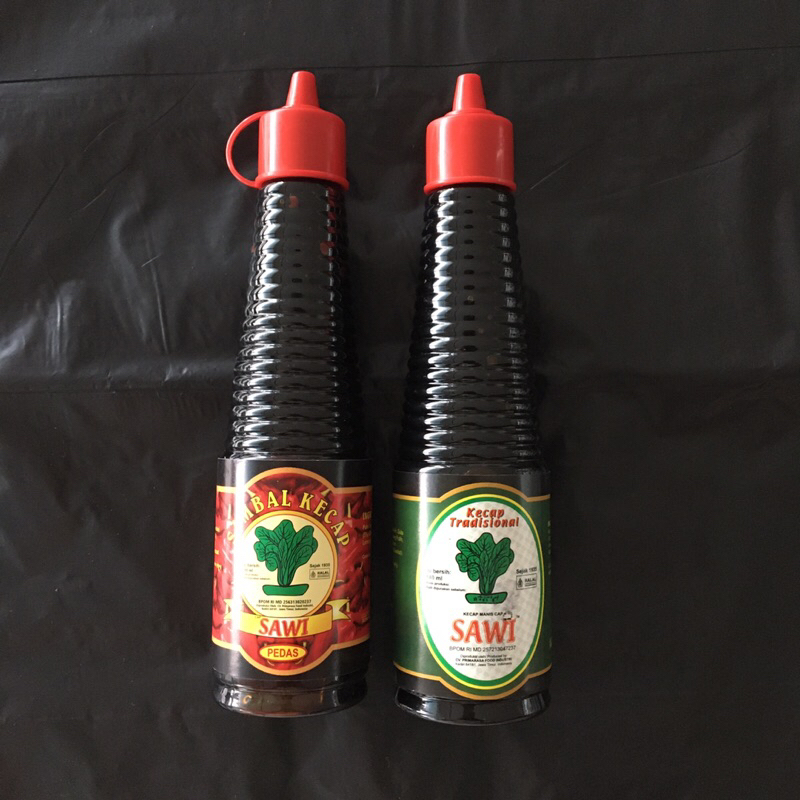 

SAWI - Sambal Kecap Sawi 140ml (Kemasan Botol) | SAWI - Kecap Manis Sawi 140ml (Kemasan Botol Plastik)