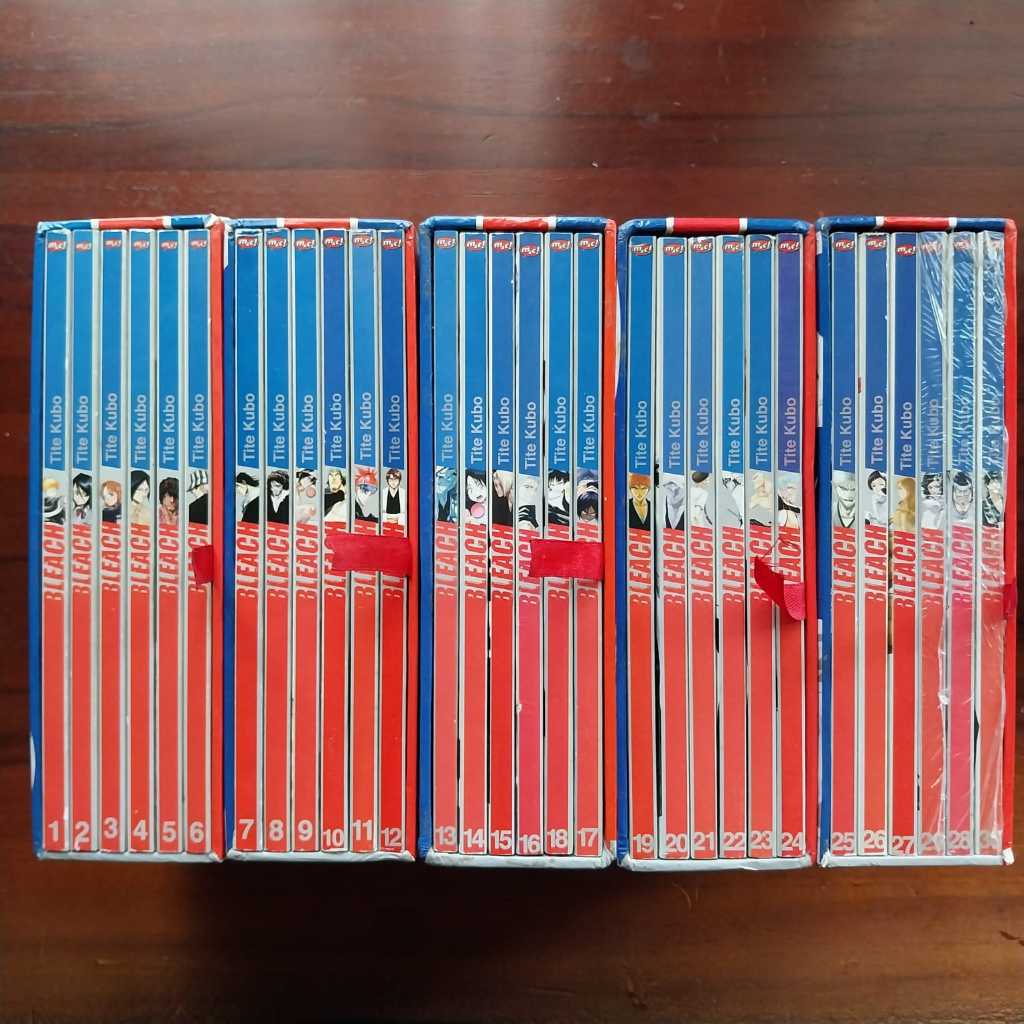 Komik Manga Bleach Volume 1-30 Box Set Original