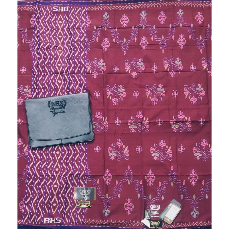 Sarung BHS Signature MST Gold Lawas Sutra Spunsilk Mercerized Jahit Tengah ATBM Limited (COD)