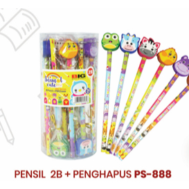 

Pensil Tabung + Penghapus BIG 888-2B