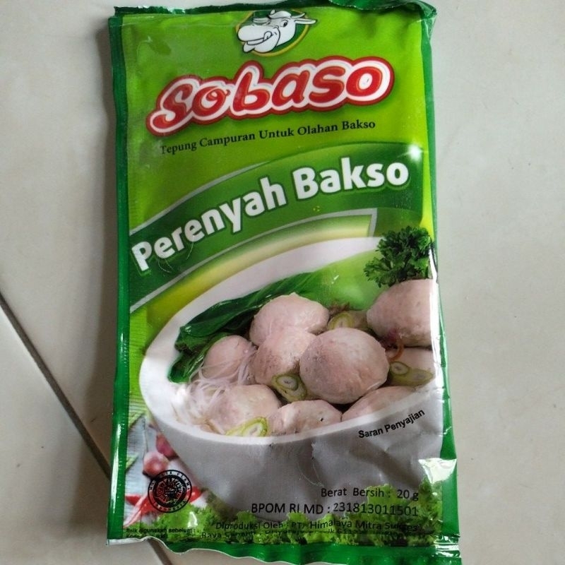 

Sobaso tepung Perenyah Bakso 20gr