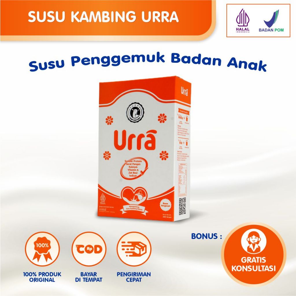 

Susu URRA - Solusi GTM Anak | Menambah Berat Badan Anak | Susu Kambing HALAL & BPOM