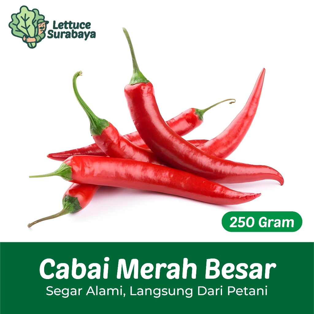 

Cabai Merah Besar Fresh 250 Gram