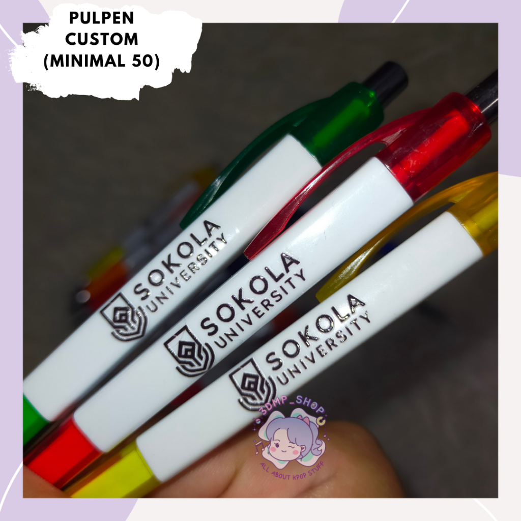 

PULPEN CUSTOM REQUEST GAMBAR TULISAN LOGO