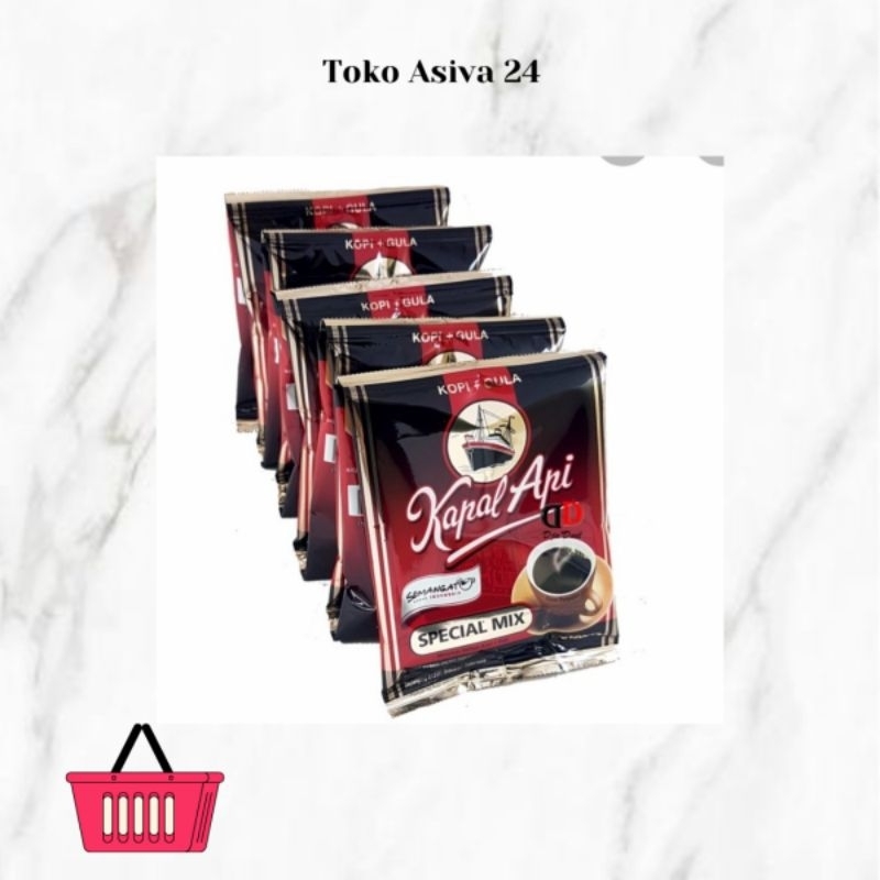 

Kapal Api special mix renceng isi 10 kopi + gula