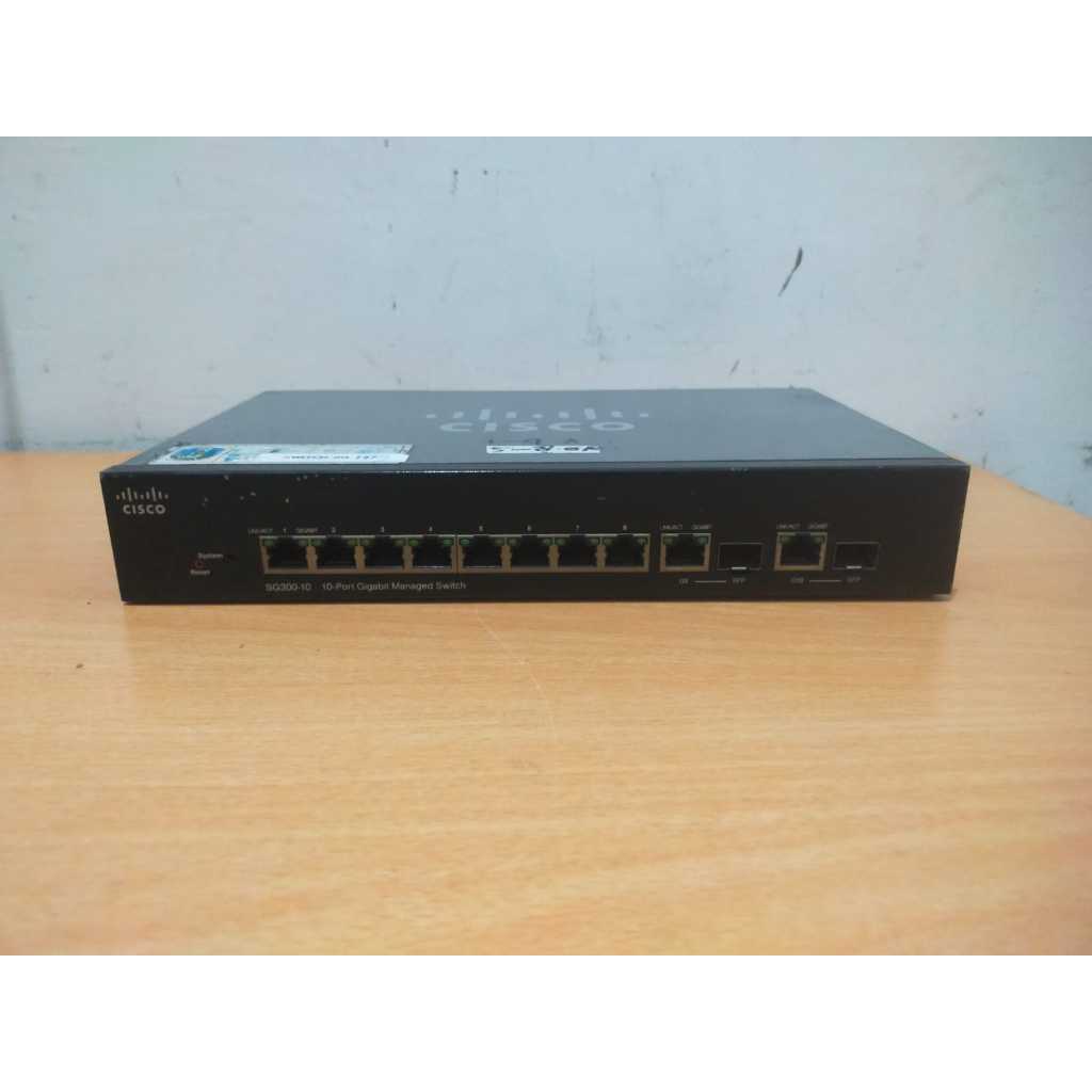 Smart Switch GIGABIT POE Cisco SG300-10 Manage Support VLAN