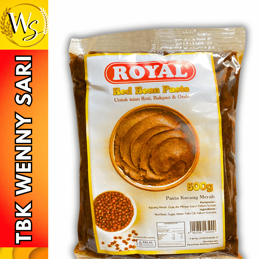 

ROYAL FILLING RED BEAN / KACANG MERAH 500 GRAM
