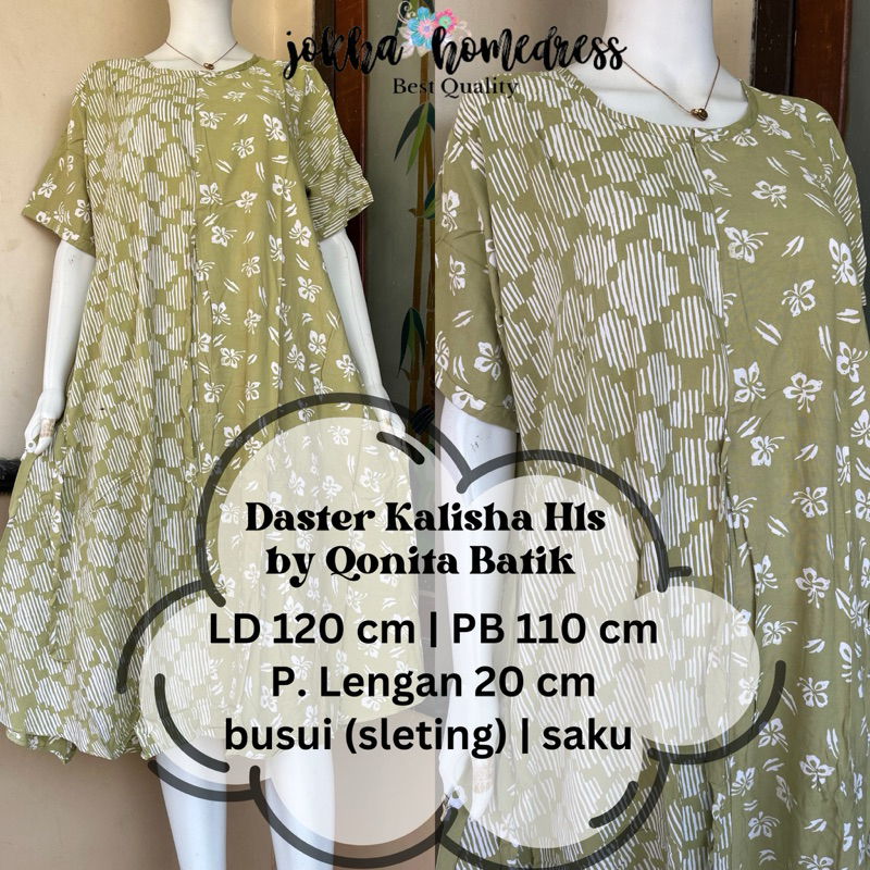 ( Ld 120) Daster Kalisha Hls by Qonita Batik Pekalongan