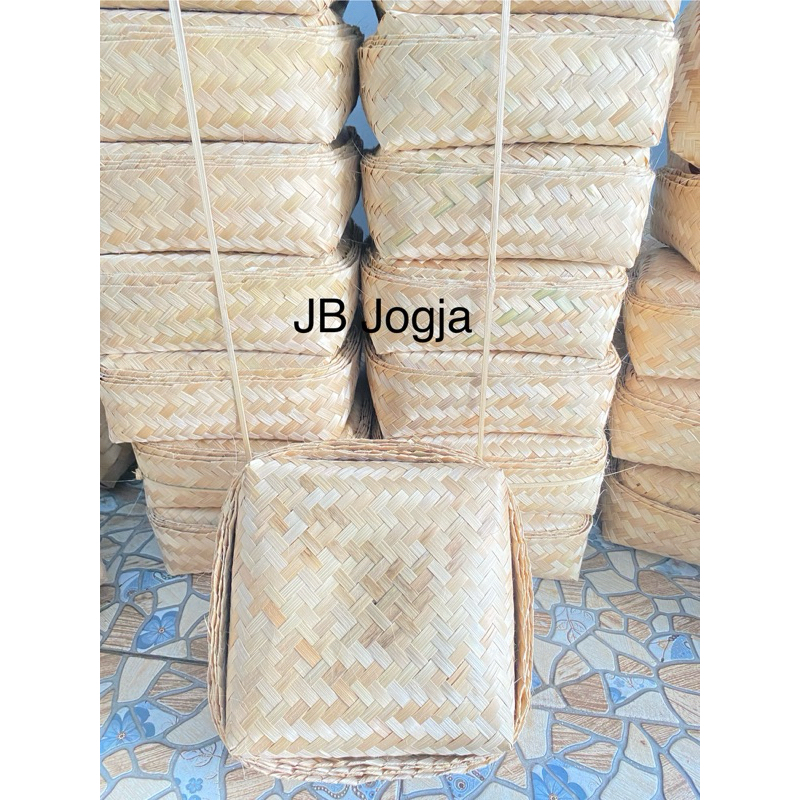 Besek Jumbo 30X30X15 Besek Walet Bakul Bambu Besek Kepang