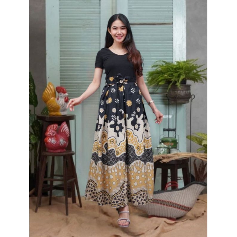 rok batik wanita || rok batik || rok karet || rok kekinian || rok batik terbaru || rok motif batik