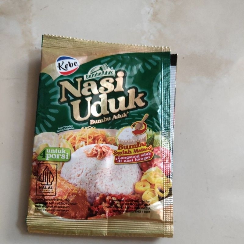 

Kobe bumbu aduk nasi bebek ATW nasi uduk