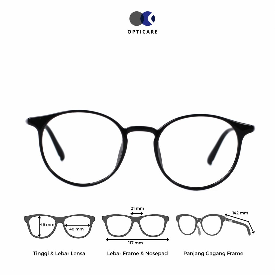 FRAME KACAMATA 6172 ROUND STYLE