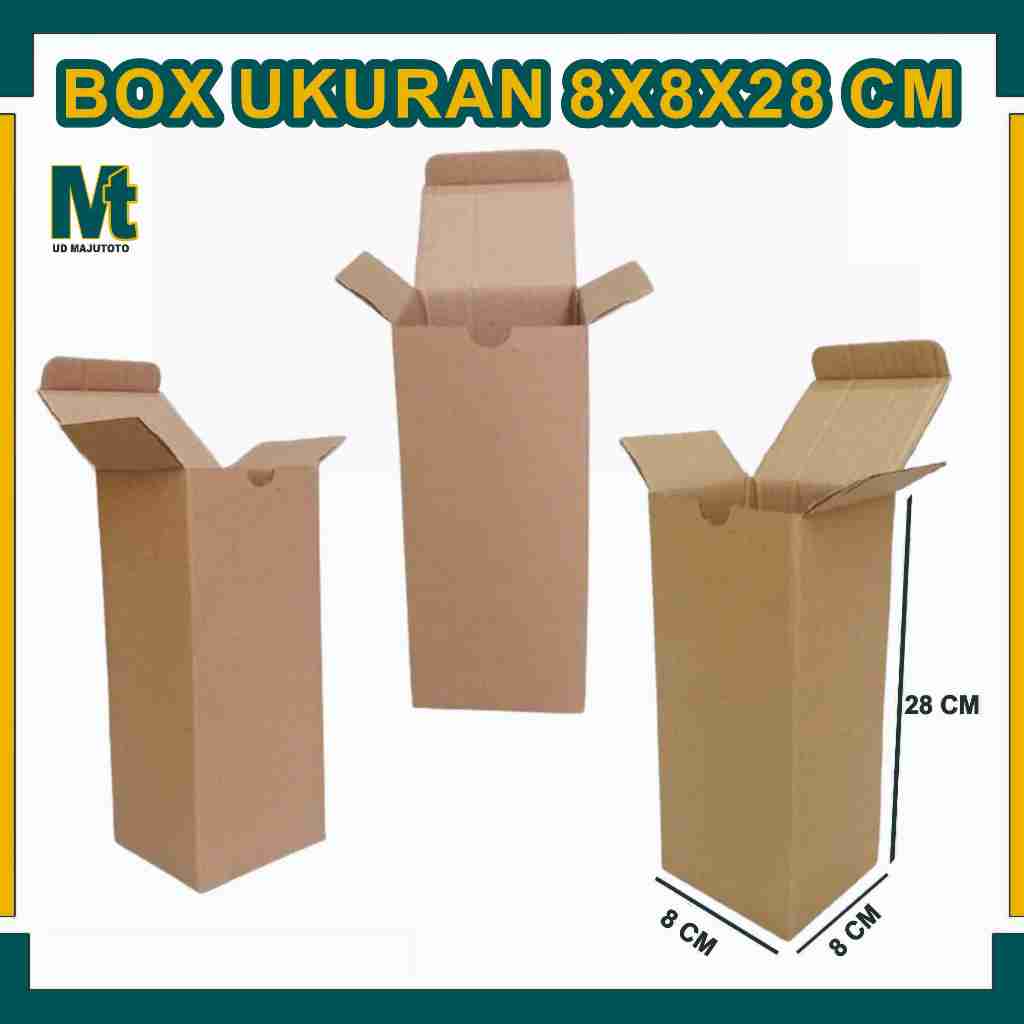 

Box 8x8x28 Cm / Box Polos / Karton Packing / Box Parfum / Box Tumbler / Box Sliplock