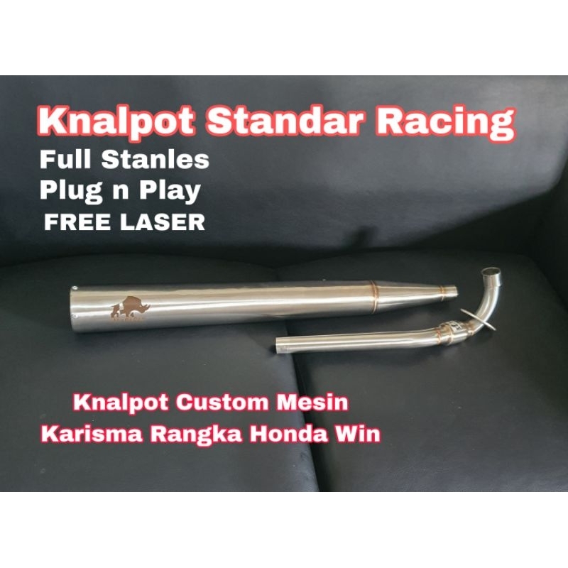 KNALPOT MESIN KARISMA PNP RANGKA HONDA WIN100 BLSSPEEDS