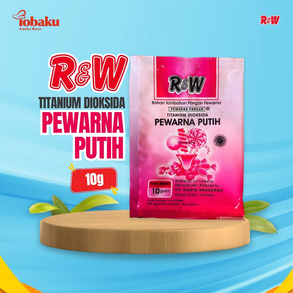 

R&W Titanium Dioksida - Pewarna Putih Adonan Kue 10g