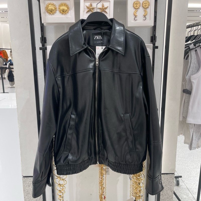 Jaket Leather ZARA Women Jastip (jasa titip)