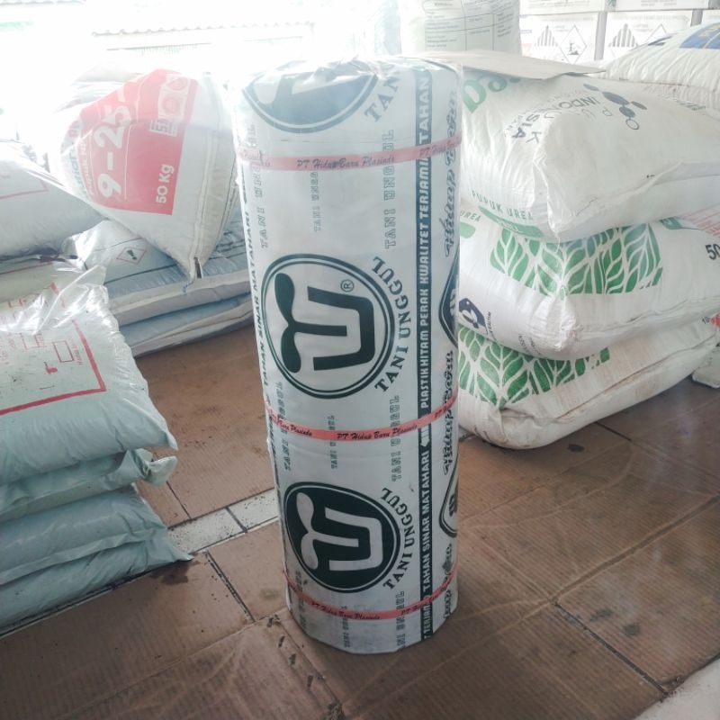 Plastik mulsa 1 Roll Cap Lonceng 18kg Panjang 500 Meter Lebar 120cm