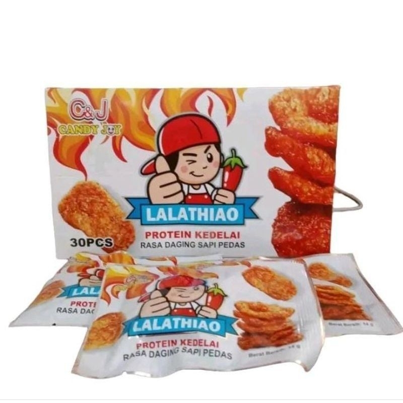 

[Snack-Viral] C&J Protein Kedelai Rasa Daging Sapi Pedas30 Pcs
