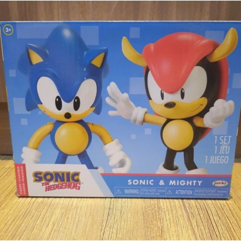 Sonic The Hedgehog Classic Original Jakks 4 Inch - Sonic & Mighty Set