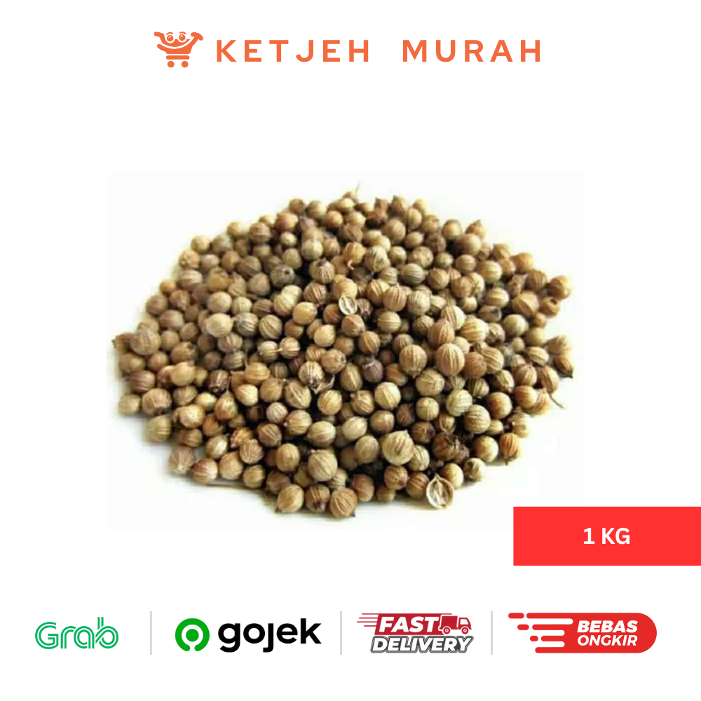 

Ketumbar Biji Putih Coriander Organik 1 KG