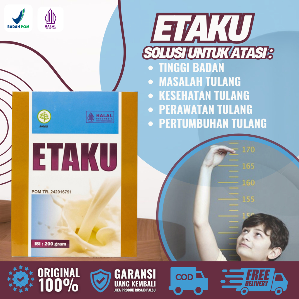 

Etaku - Walatra Etaku Susu Kambing Etawa Asli Untuk Membantu Menambah Tinggi Badan Menjaga Tulang