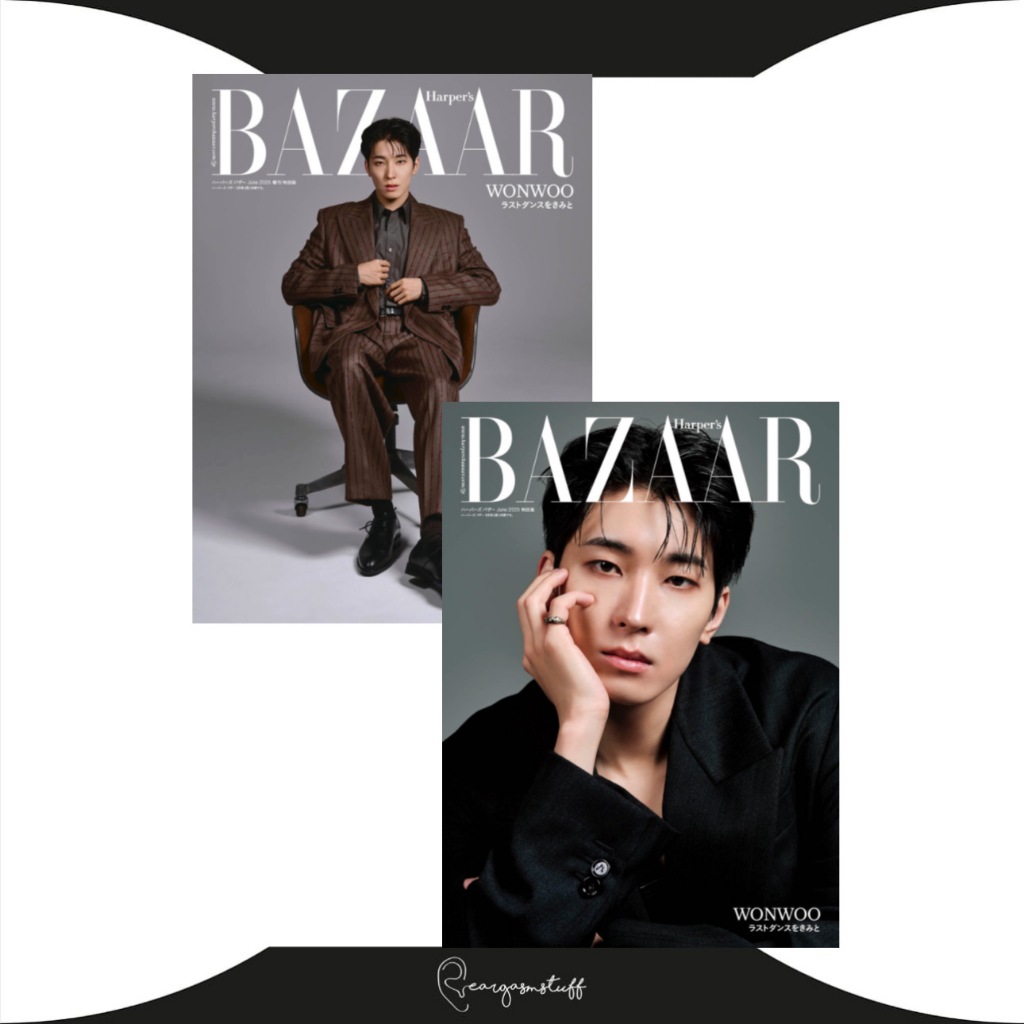 HARPER BAZAAR JAPAN MAGAZINE JUNE 2024 WONWOO SEVENTEEN / SVT /MAJALAH