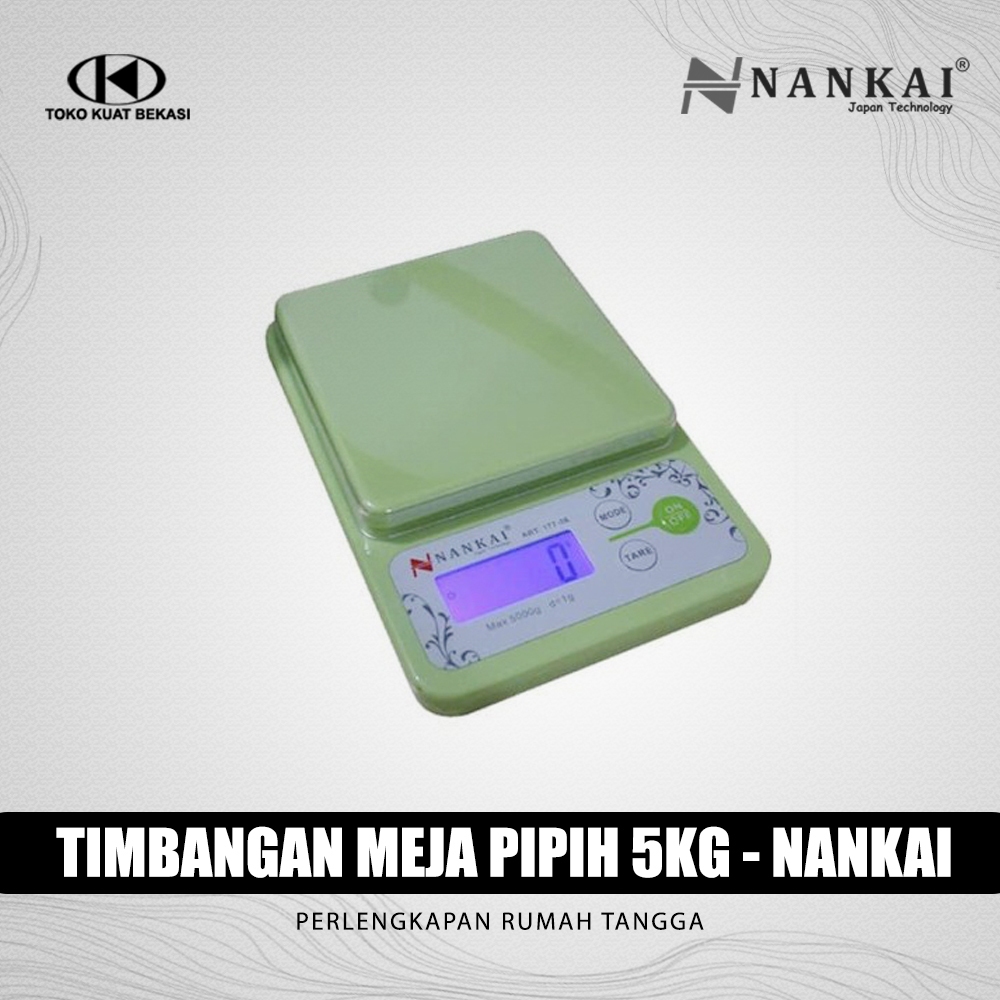 Timbangan Meja Digital NANKAI / Timbangan Pipih / Timbangan Mini