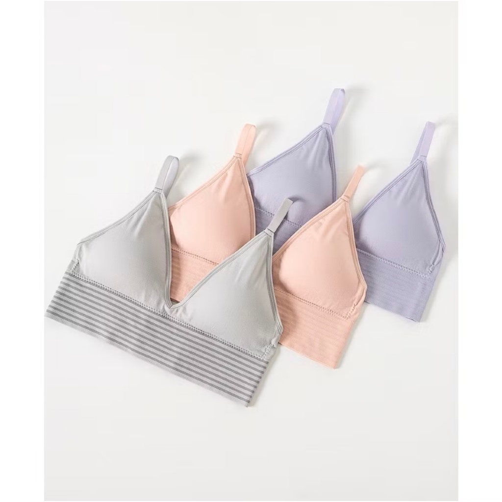 Young Curves Grey Bra Seamless Comfort Collection Young Curves Gray Sport Bra Sportbra Sportsbra cam