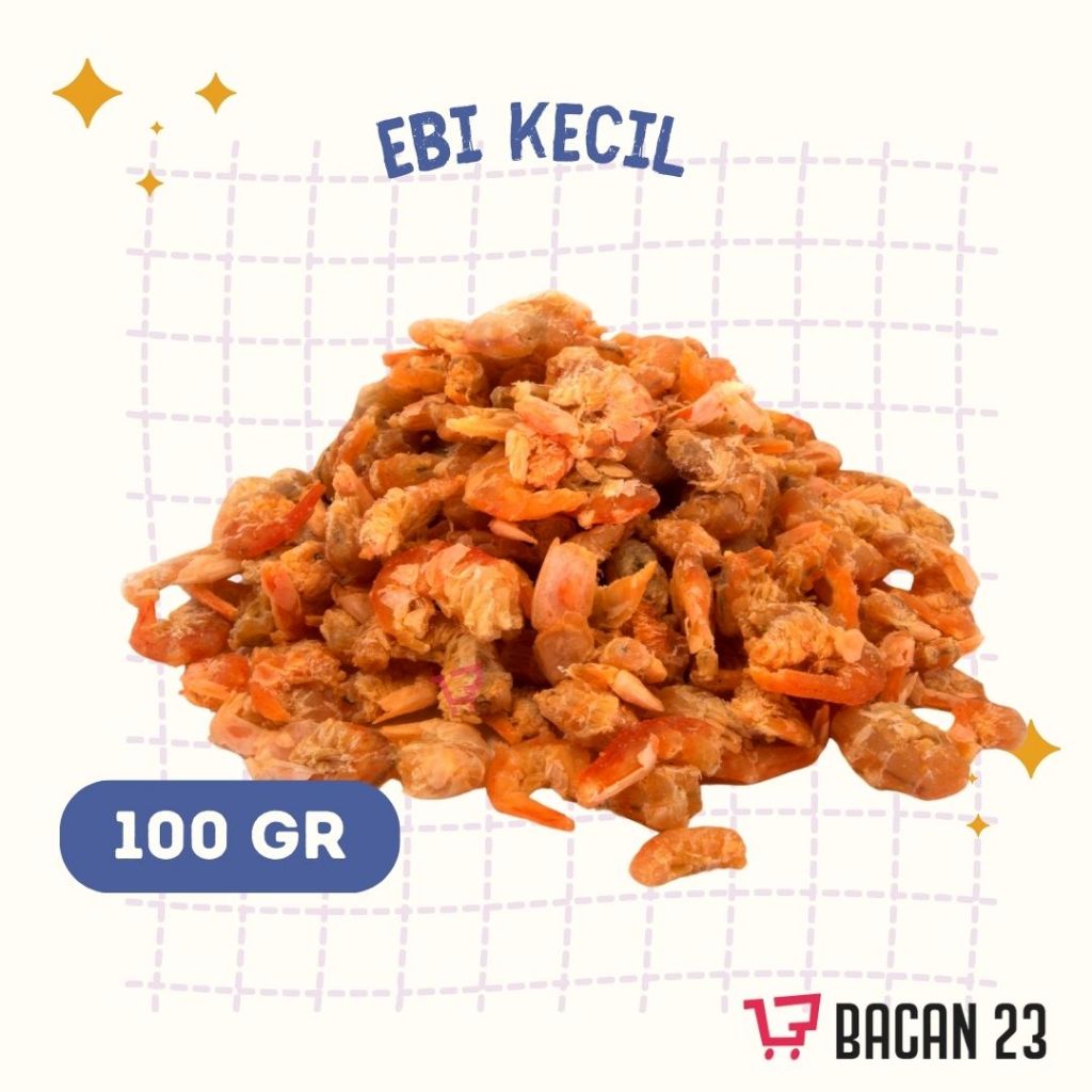

Ebi Udang Kering Kecil (100gr)