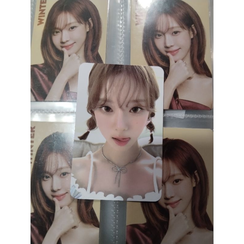 [Booked] Winter melet | winmel | Aespa seasons greeting 2024 SG24 PC Photocard official polaroid aes