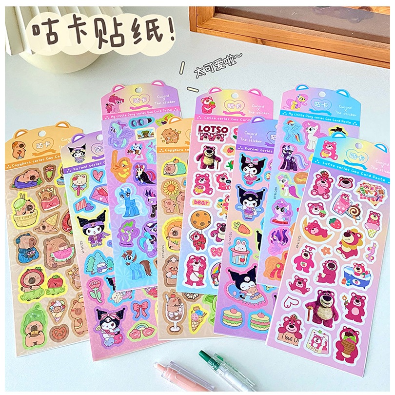 

{Loopy/Doraemon/Cry Baby/Baby Three/Labubu/Shinchan/Capybara} Sticker Anti Air Lucu Karakter Loopy/Doraemon/Cry Baby/Baby Three/Labubu/Shinchan/Capybara