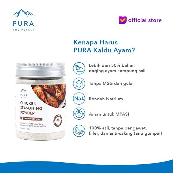 

Pura Kaldu Ayam 100gr - Kaldu MPASI