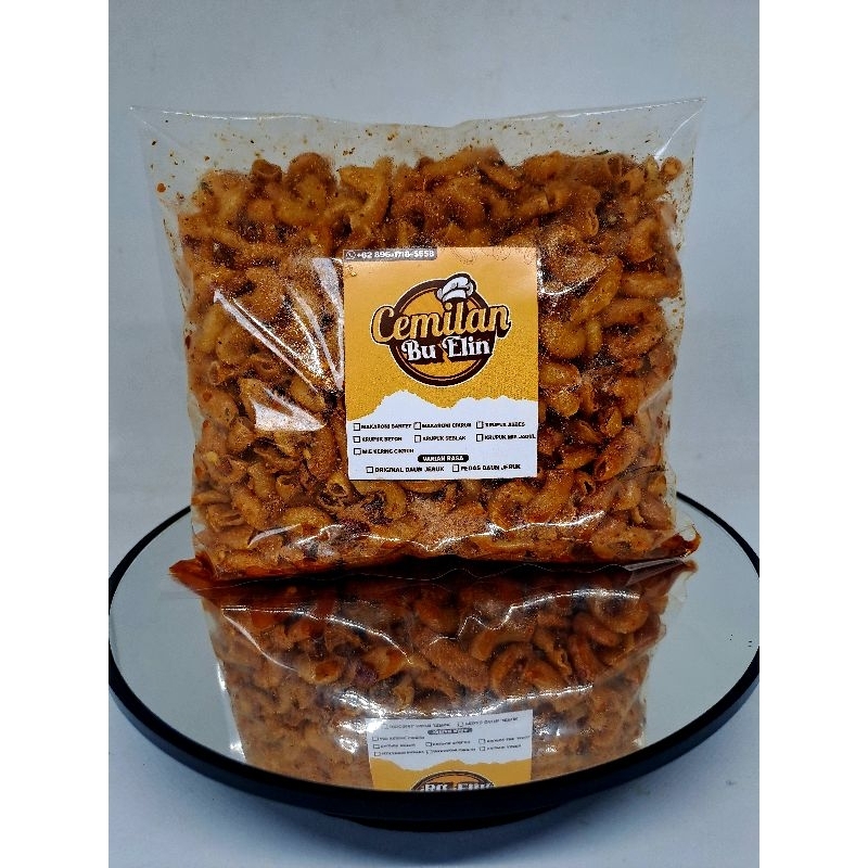 

Makaroni Cikruh Makaroni kriuk 250gram, pedas daun jeruk Cikruh enak gurih bumbu melimpah