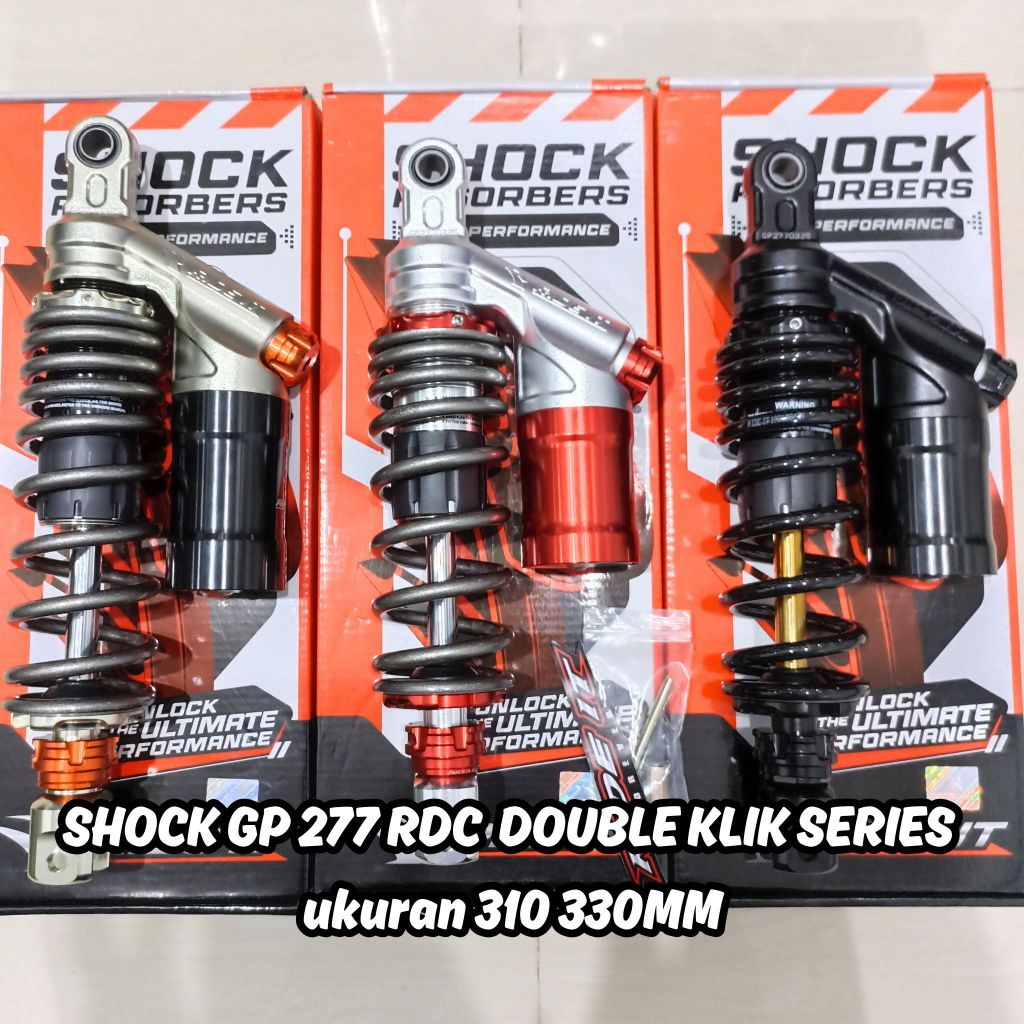 SHOCK SKOK MATIC RIDE IT GP 277 DOUBLE CLICK SHOCKBREACKER MIO VARIO BEAT 310 330 MM GP RIDE IT