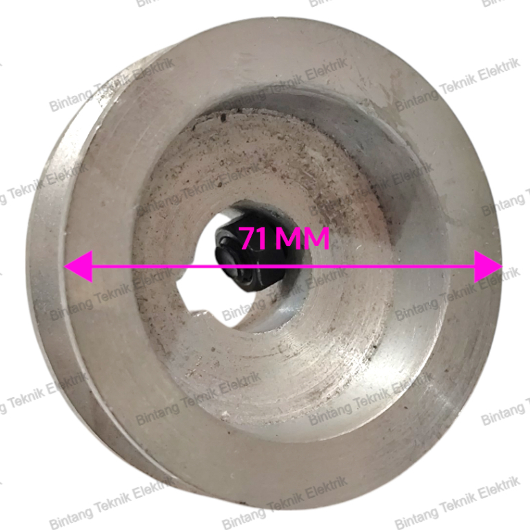 Pully A1 x 2,8 in as 20mm pully allumunium