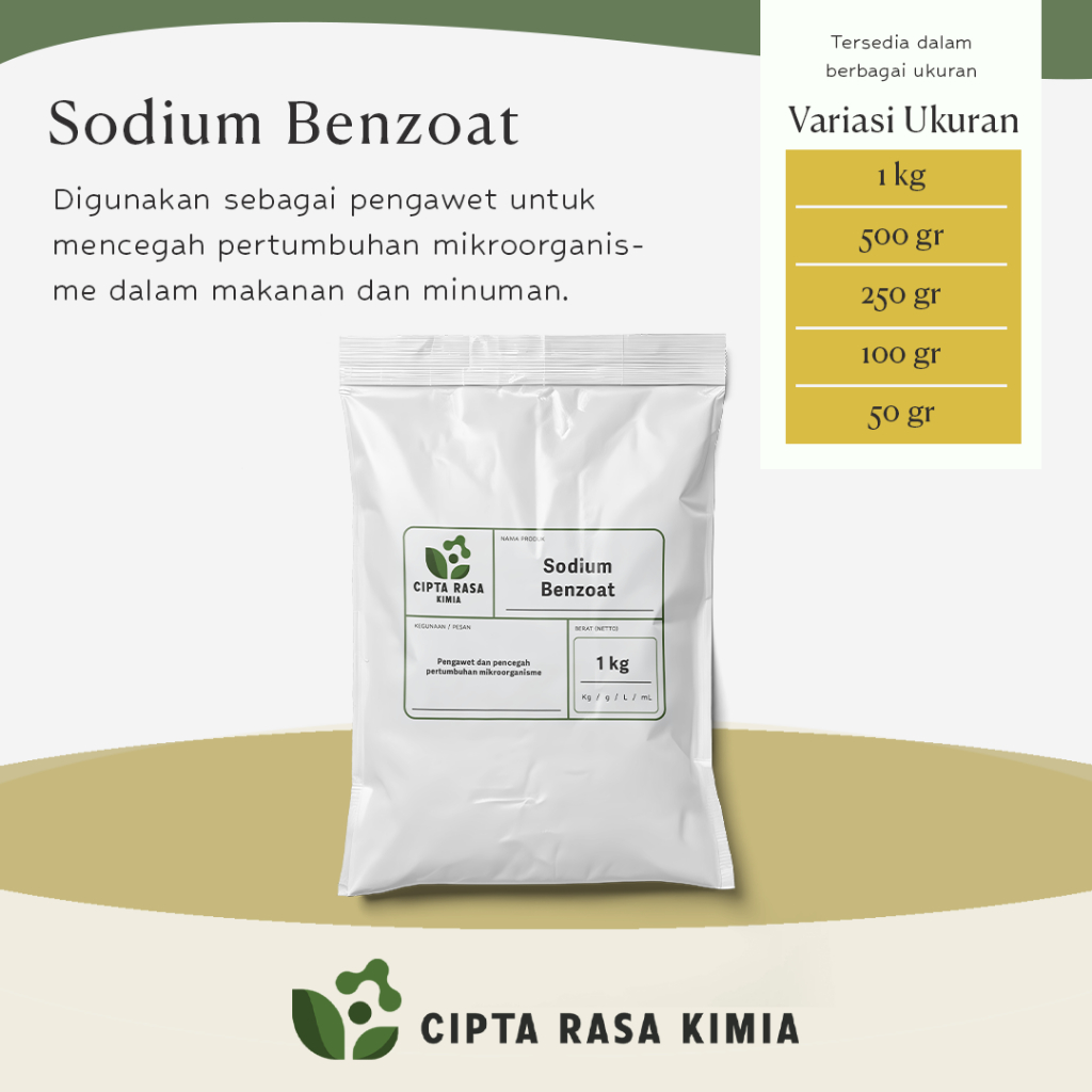 

Sodium Benzoat Pengawet Makanan / Soda kue