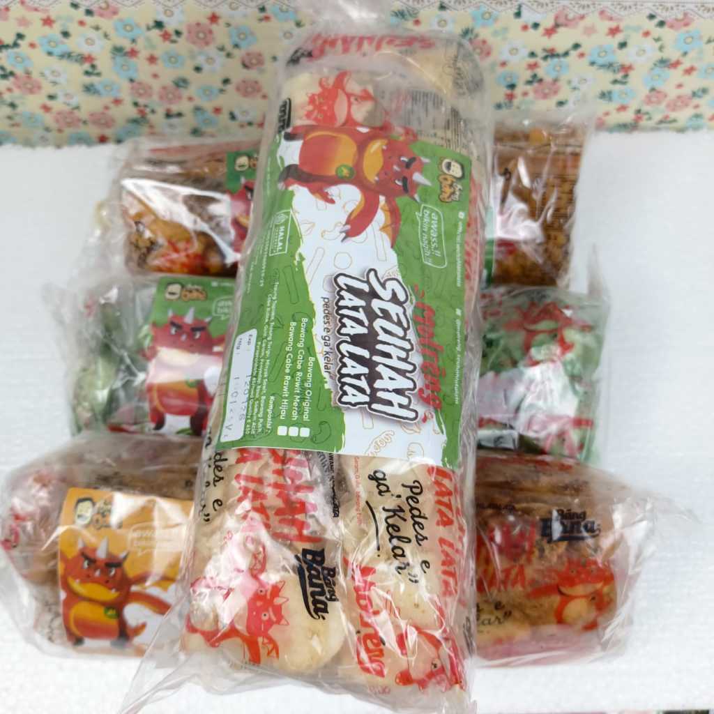 

Keripik Molreng Seuhahlatalata Bang Bana 11x 2 Pack (Paket isi 22 Pcs Bisa Request Isi)