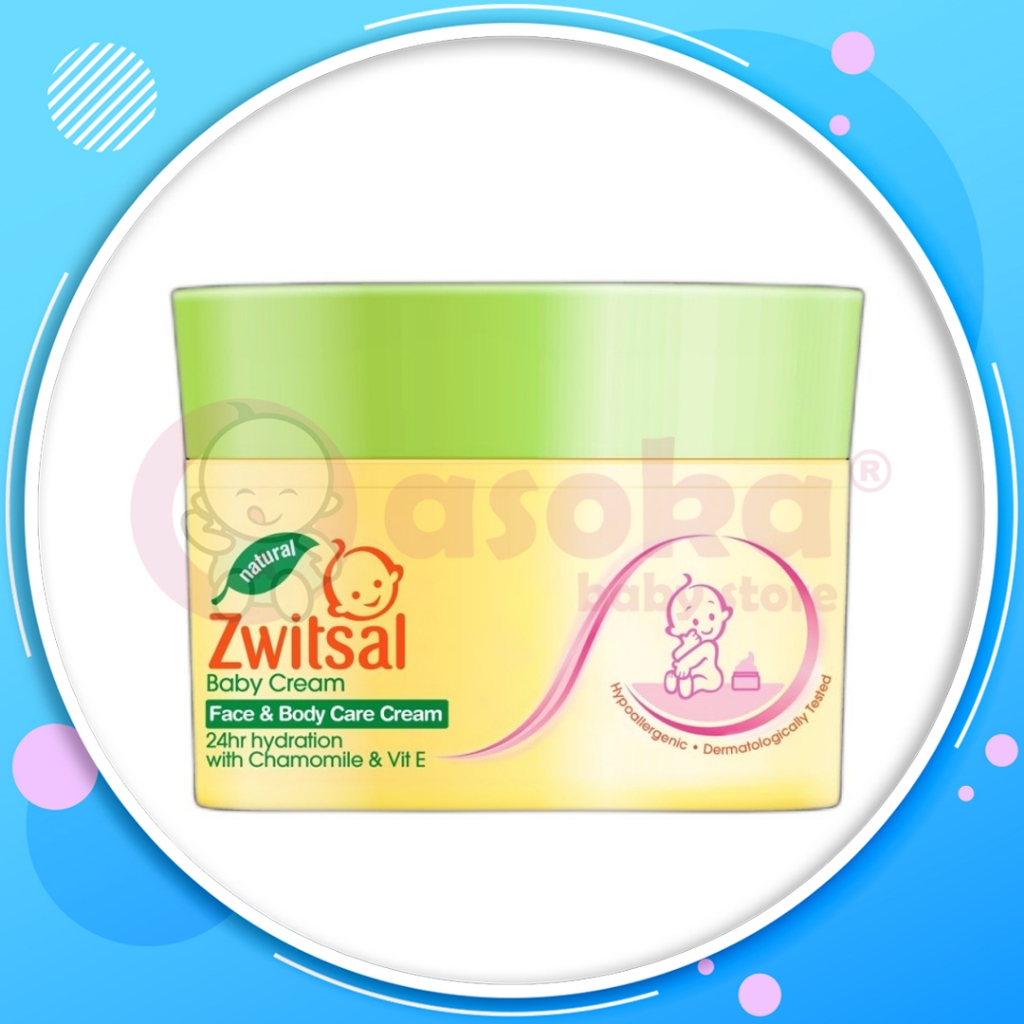 ZWITSAL Baby Face & Body Care Cream 50g / Zwitsal Baby Cream ASOKA
