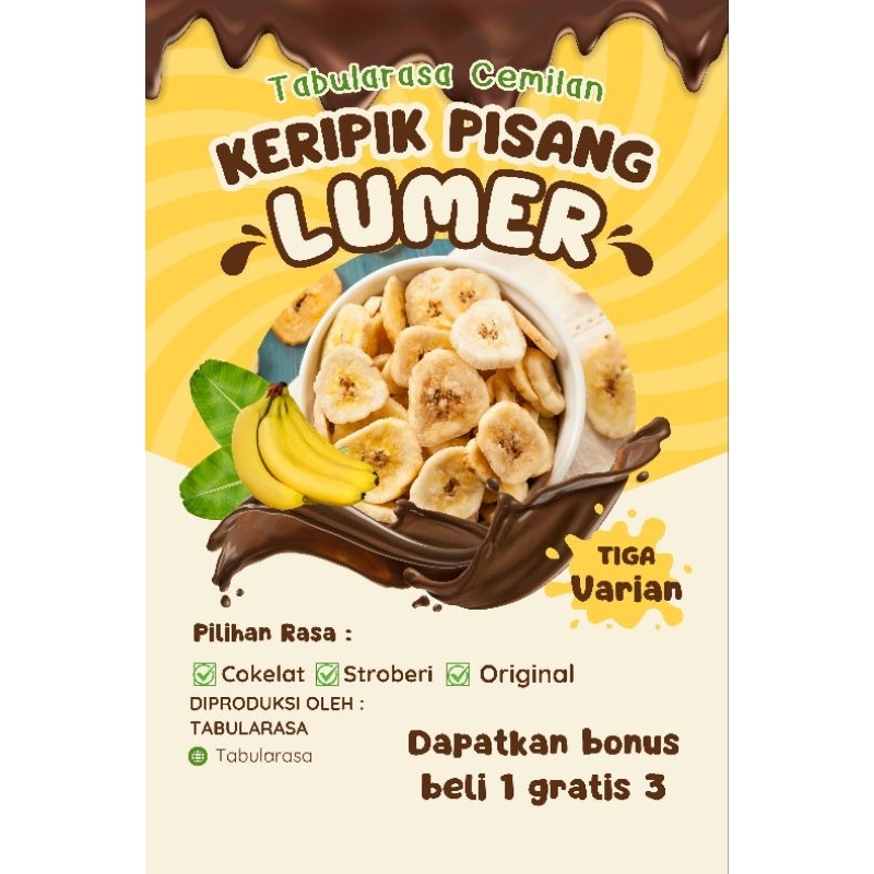 

Promo Snack Viral! Keripik Pisang Lumer Manis Gurih – Beli 1 Dapat 3