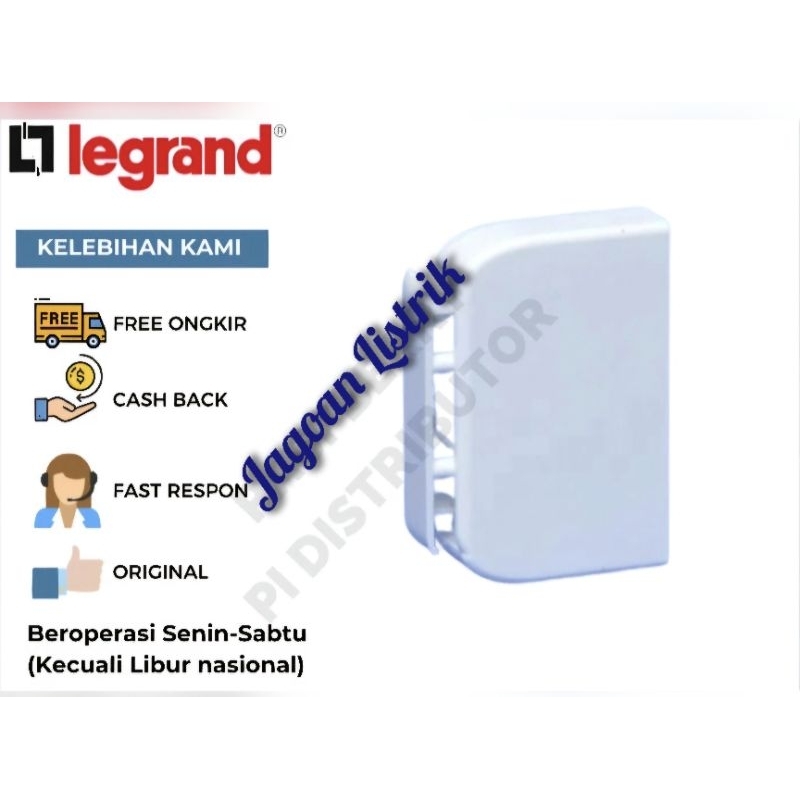 Legrand 010700 End Cap for Flexible Cover Trunking 50 x 105 DLP Legrand