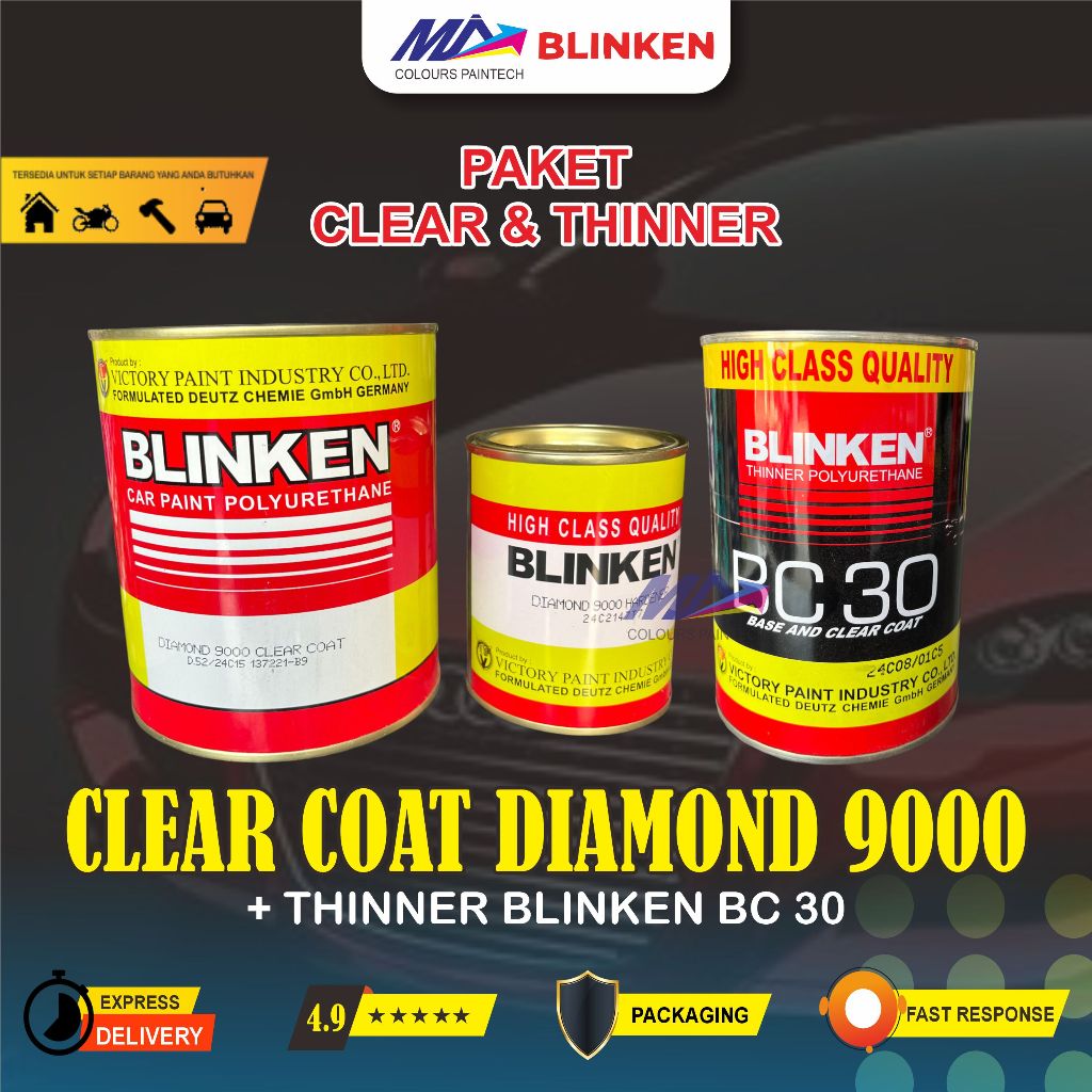 [PAKET] CLEAR COAT BLINKEN DIAMOND 9000 + THINER BLINKEN BC 30