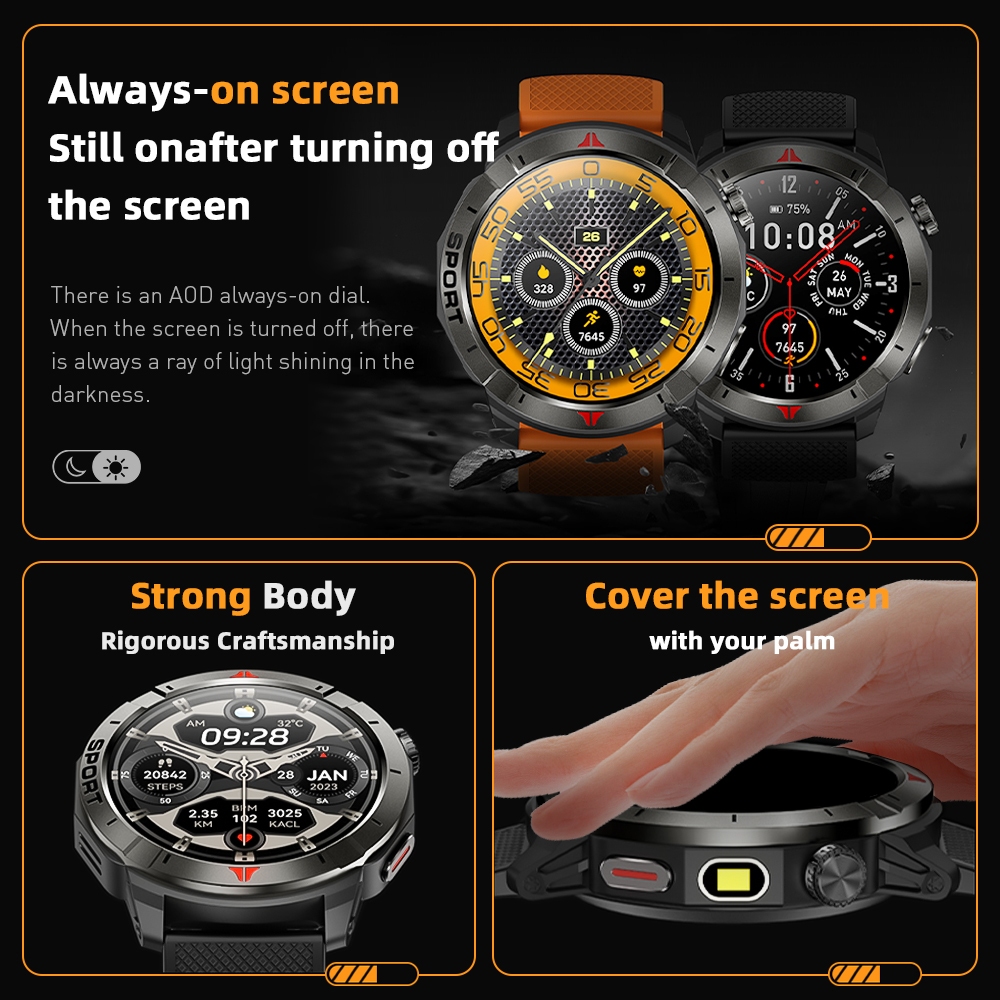 Hot Deals Aolon Navi R4 Gps Smartwatch Amoled Dual-Frequency Six-Star Gps Motion Recognition