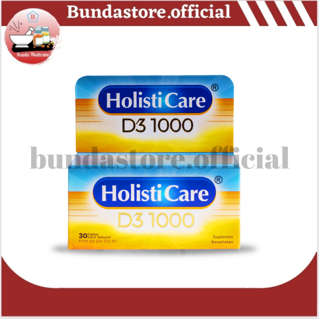 Holisticare D3 1000 - Suplemen Vitamin D3