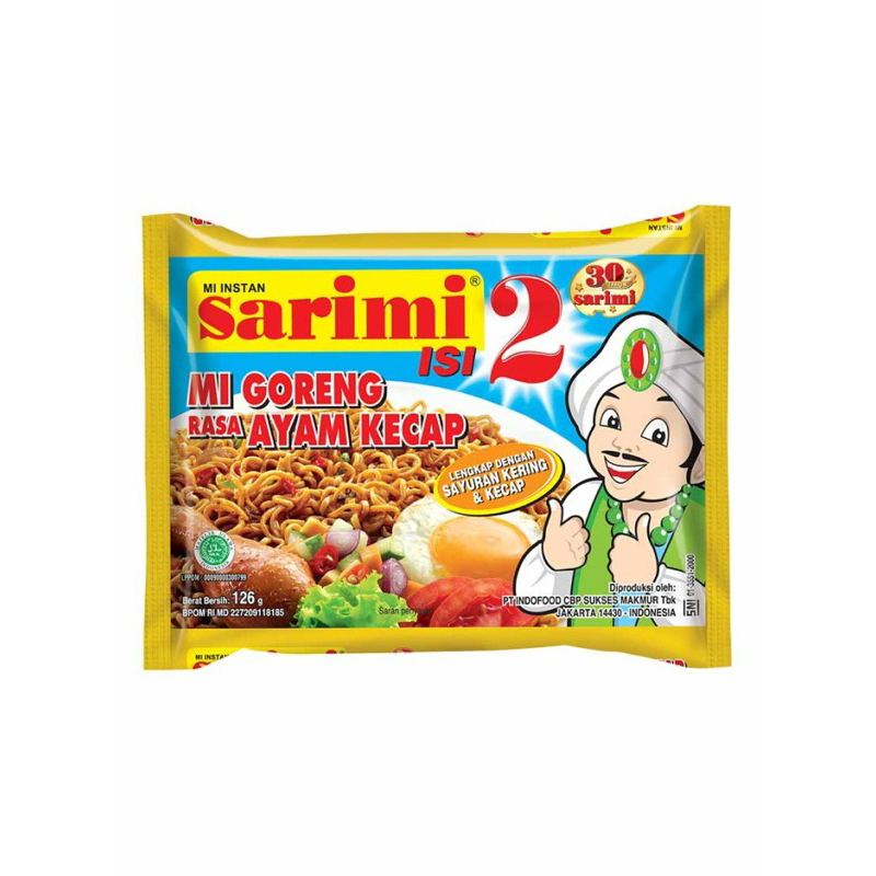 

SARIMI 2 GORENG AYAM KECAP 125gr (DUS)