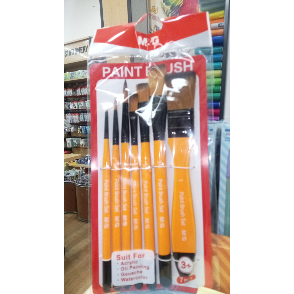 

KUAS SET / PAINT BRUSH ACRYLIC OIL PAINTING WATWRCOLOR GOUACHE M&G ABH978CO