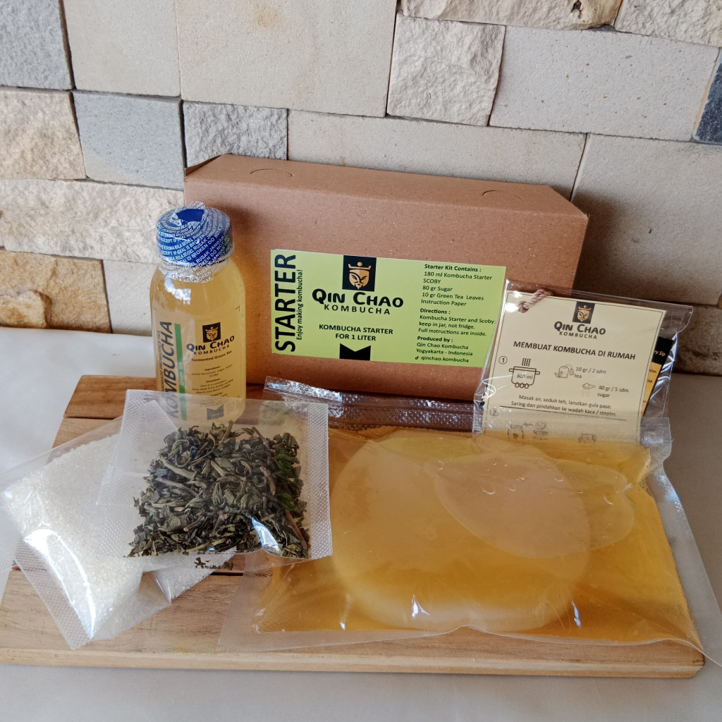 

Paket Starter Kombucha - SCOBY dan Biang untuk Membuat Kombucha - Fermentasi Teh di Rumah.