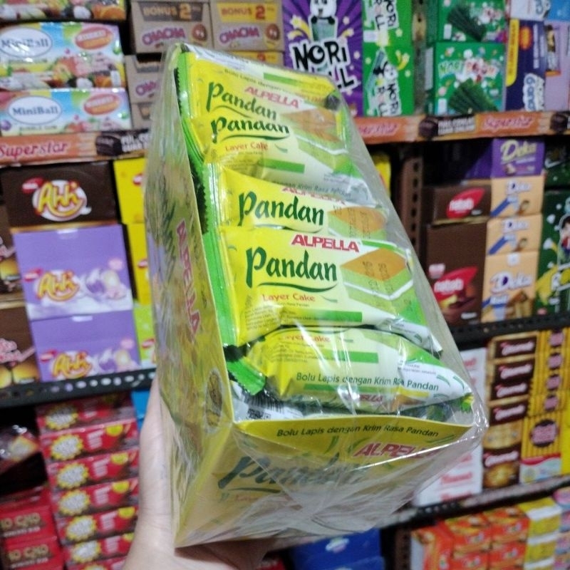

ALPELLA PANDAN LAYAR CAKE isi 24 pcs