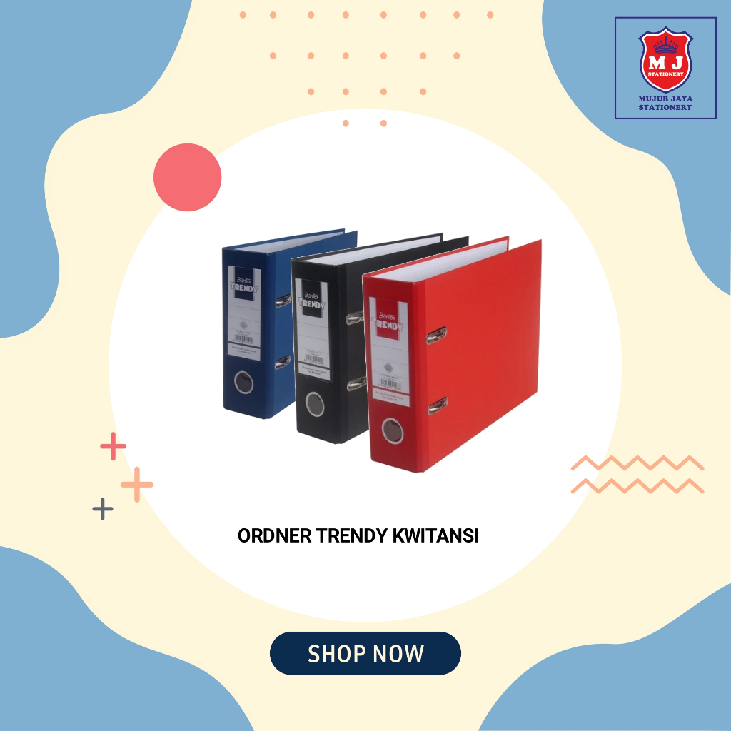 

BANTEX ORDNER LEVER ARCH FILE TRENDY KWITANSI 1448