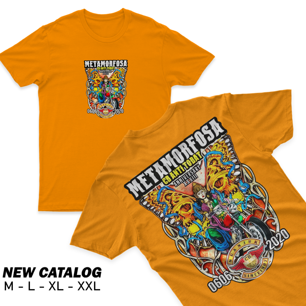 Metamorfosa T-Shirt 30s / Kaos Metamorfosa Cb Cutton Combed 30s - #AV064